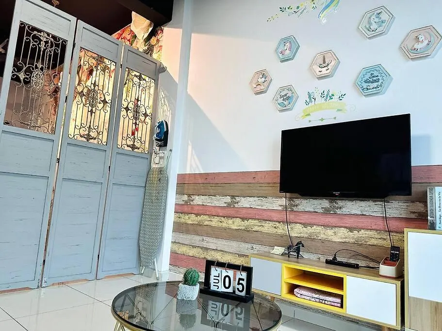 Unicorn Fairy Theme 2Br Airport Suite# Straits Intl# Pantai Hospt Bayan Lepas Μαλαισία